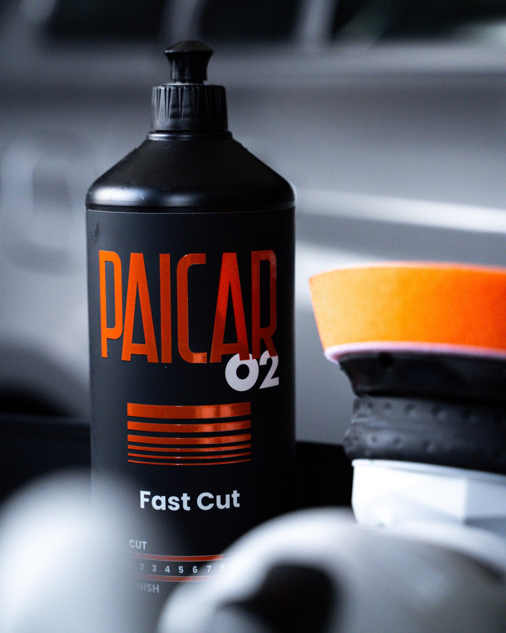 PAICAR 02 Fast Cut 1 kg obok padu DA-02, zdjęcie producenta