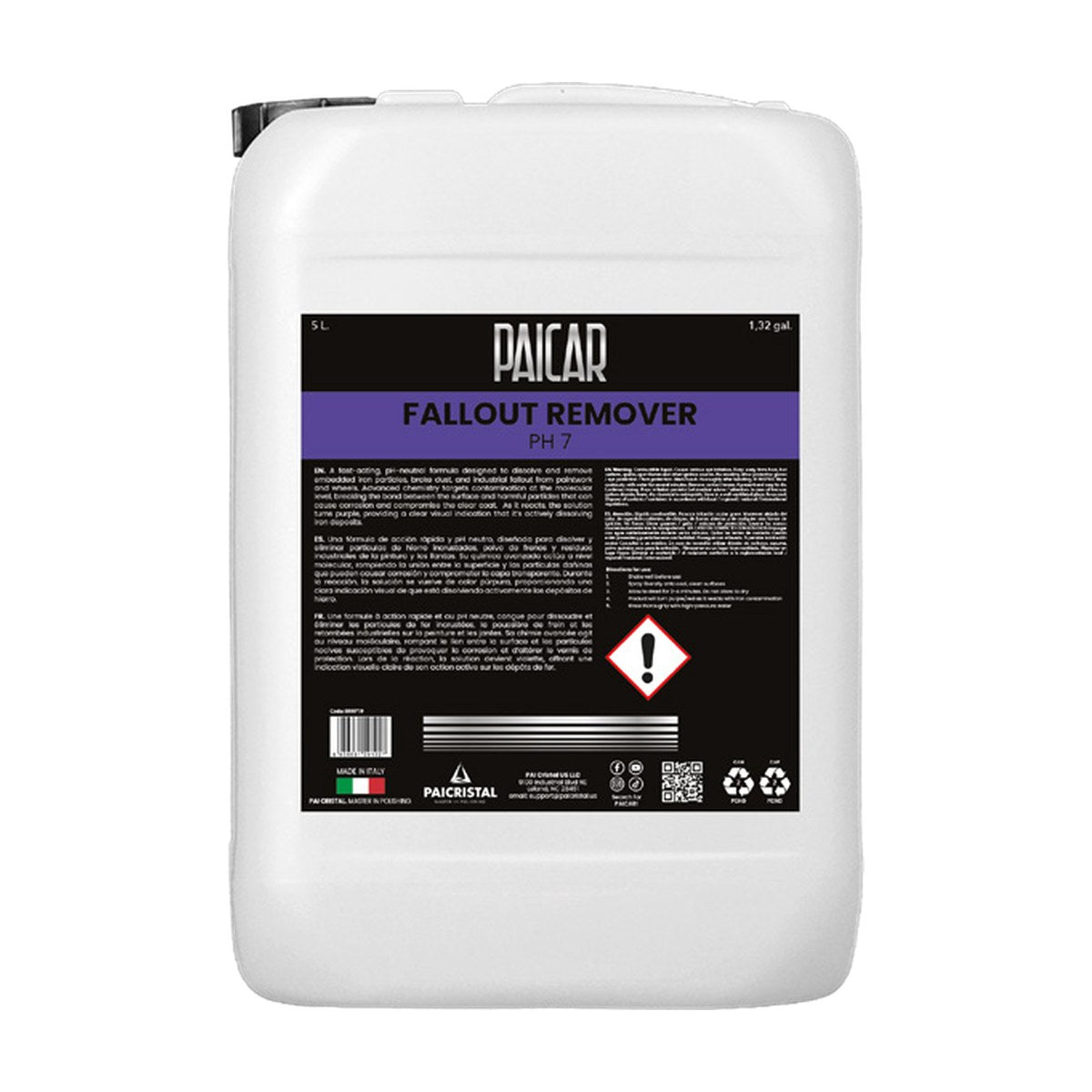 paicar fallout remover 5 kg