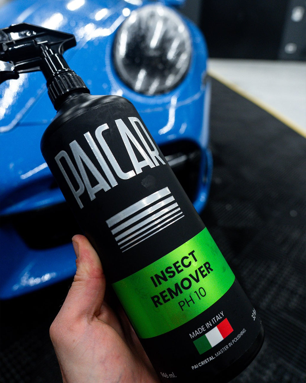 Butelka PAICAR Insect Remover pH 10 przy aucie, zdjęcie producenta