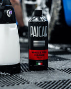 Butelka PAICAR Wheel & Tyre Cleaner w studiu detailingu, zdjęcie producenta